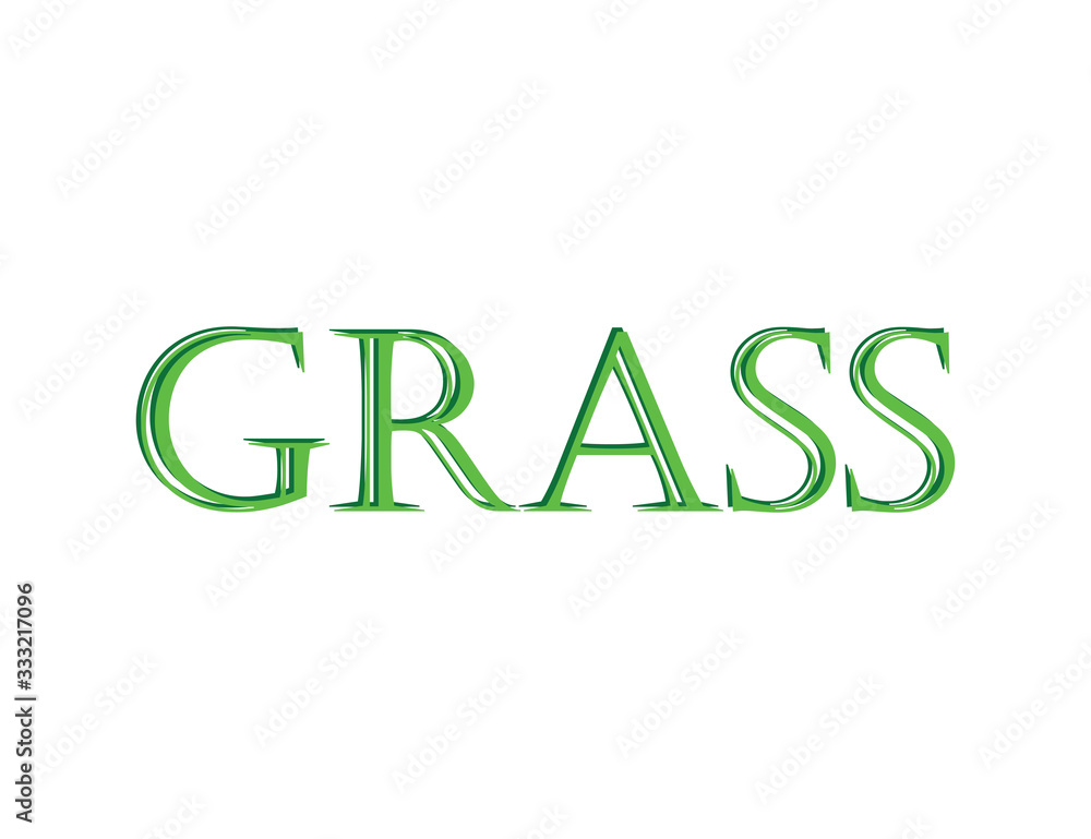 Green grass. Gazon. Vector icon. web version. Green grass. Gazon. Vector icon. web version.