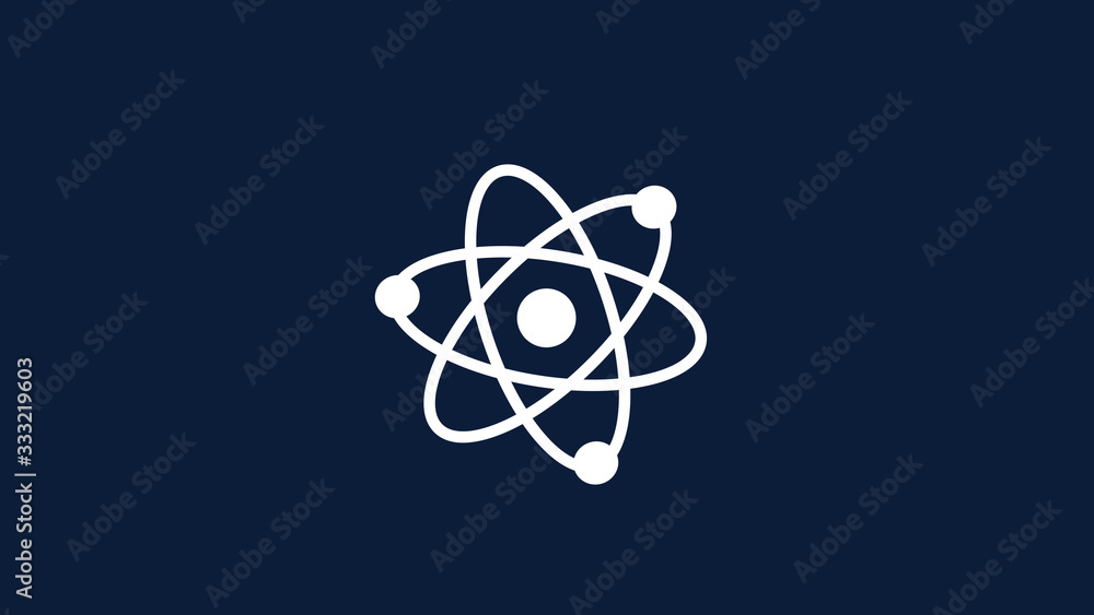 atom isolated on blue dark background,Science icon,science atom icon atom isolated on blue dark background,Science icon,science atom icon