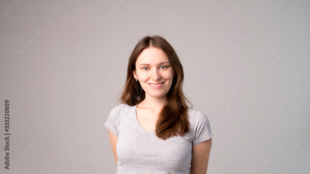picture of young good-looking teenage girl isolated picture of young good-looking teenage girl isolated