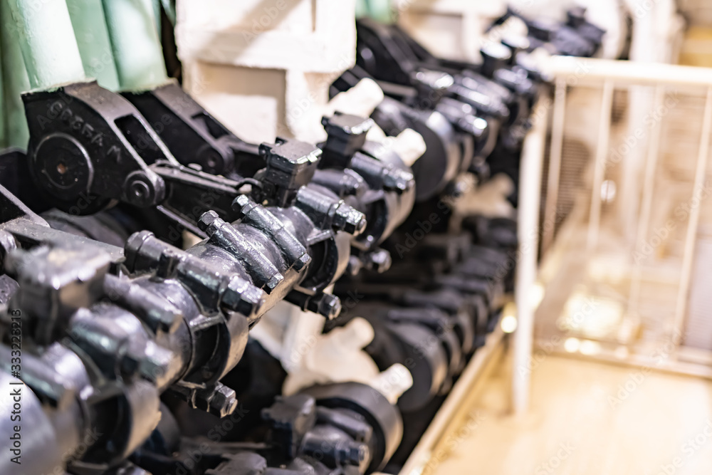 Fototapeta premium 氷川丸の船内