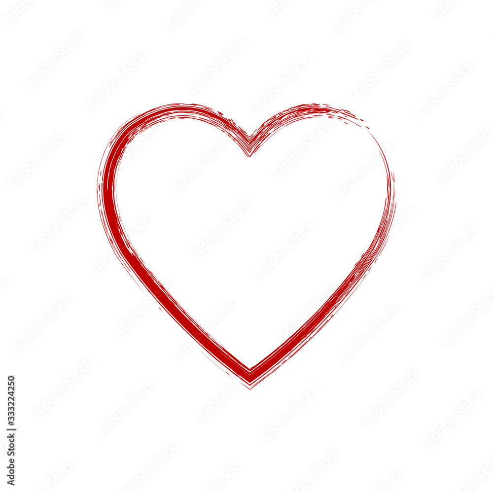 Collection of heart icon vector illustrations, Love set symbol Collection of heart icon vector illustrations, Love set symbol