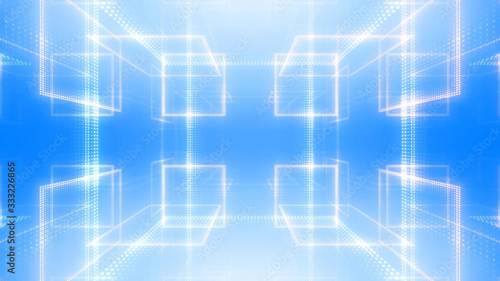 Disco club space illumination neon light room floor wall 3D illustration abstract background Disco club space illumination neon light room floor wall 3D illustration abstract background