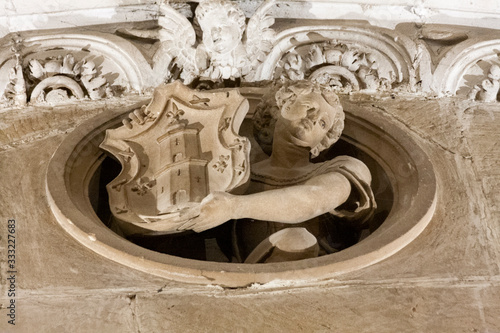 male statue in ubeda cathedral photo