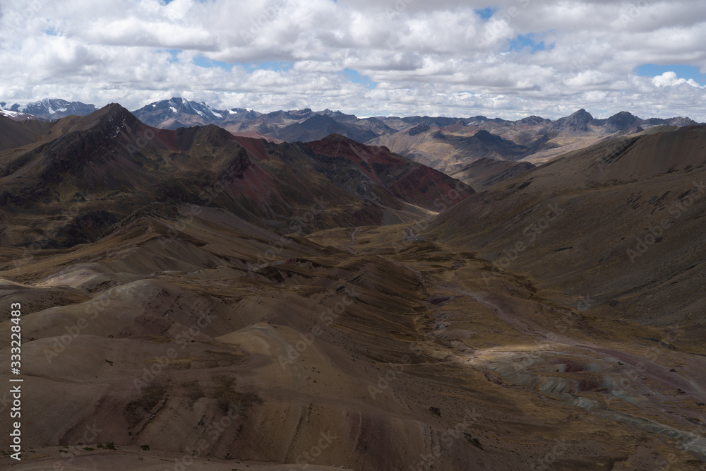  mountains valley in cusco peru
