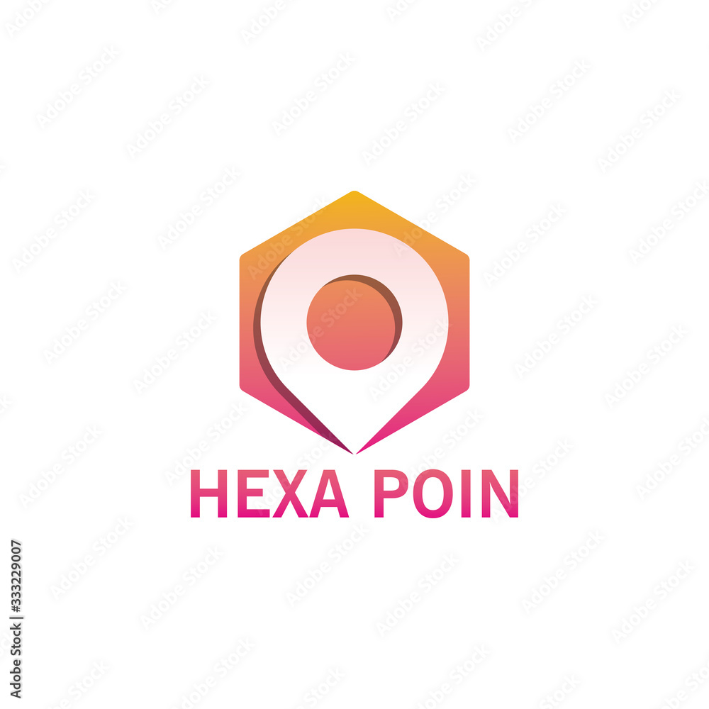 Hexagon Point Logo Template Design Hexagon Point Logo Template Design