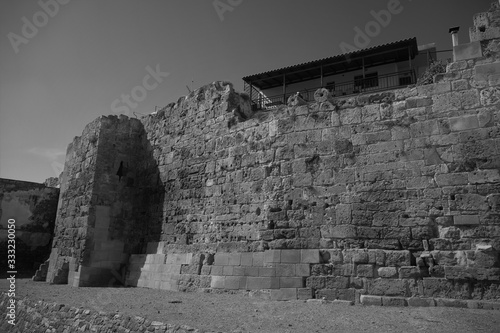 ruins of old wall