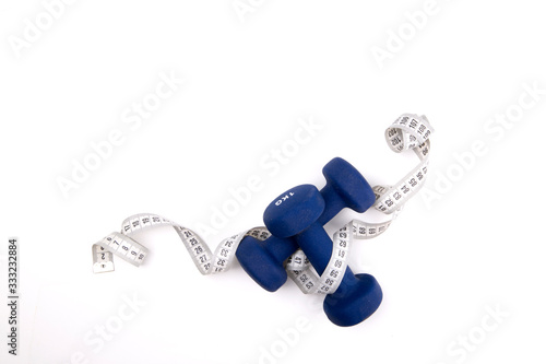 kettlebells for sports on a white background