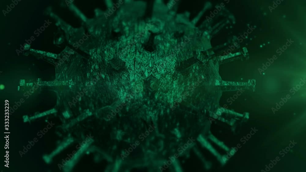 3d - covid19_corona virus_enfected - spread to world_4K_LOOP 3d - covid19_corona virus_enfected - spread to world_4K_LOOP