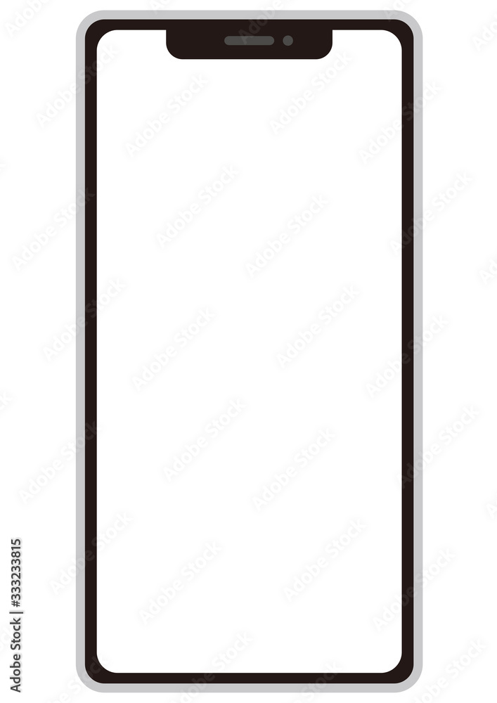 白画面のスマホ シンプル 白画面のスマホ シンプル