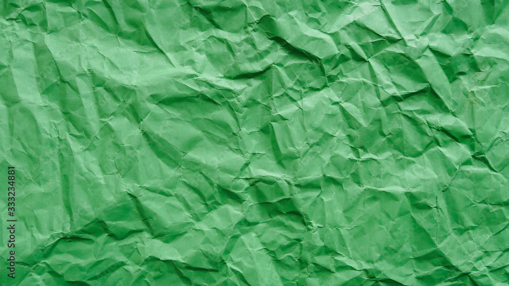 custom made wallpaper toronto digitalCrumpled green recycled paper, abstract background, copy space.
