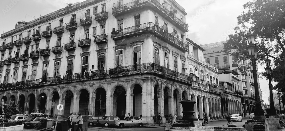Building with amazing architecture in Havana