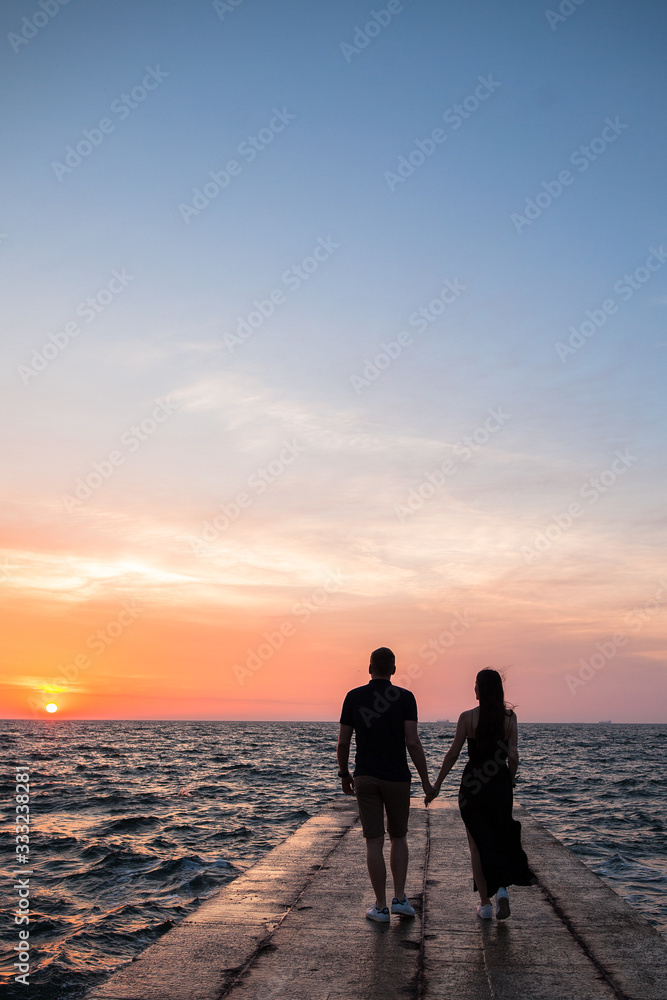 couple at sunrise
