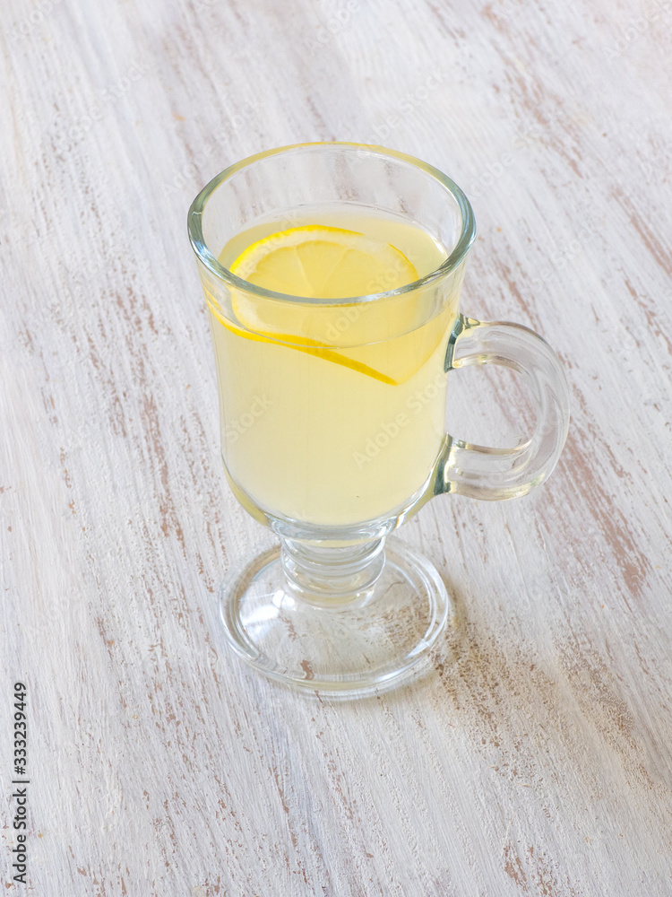 Antiviral drink with lemon, honey and ginger root, strengthening of immunity concept Antiviral drink with lemon, honey and ginger root, strengthening of immunity concept
