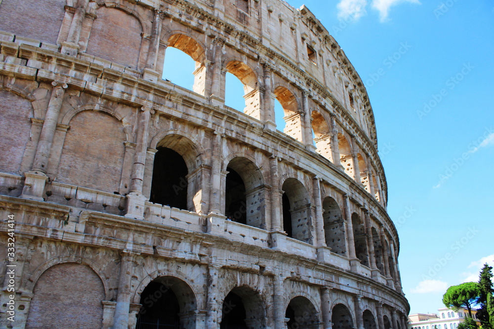 
Ruins of the Colosseum in Rome