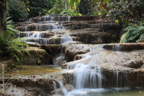 Mae Kae 2 waterfall or Kaofu waterfall in Lampang  Thailand