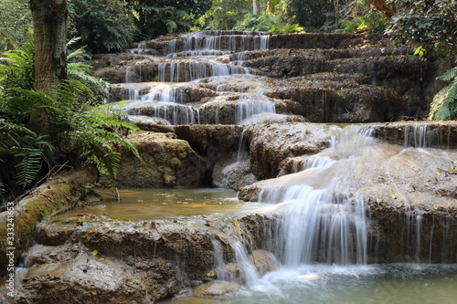 Mae Kae 2 waterfall or Kaofu waterfall in Lampang, Thailand