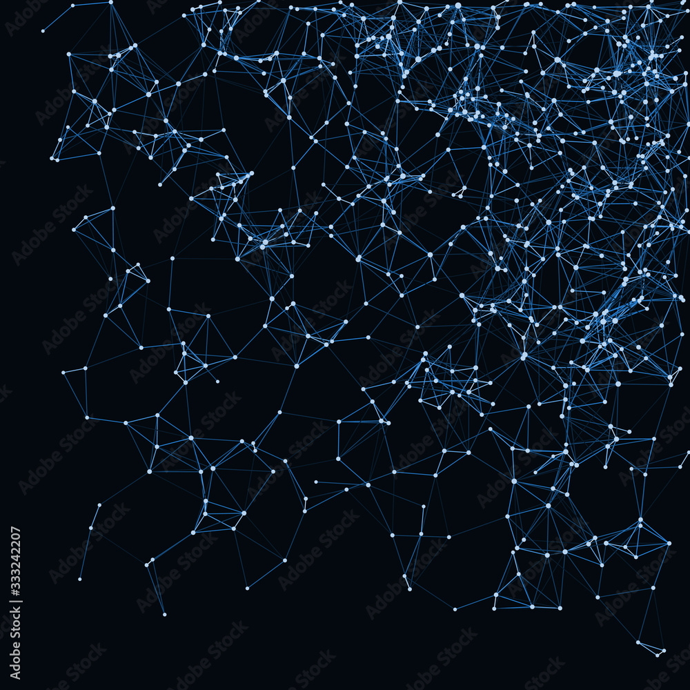 Procedural Network Mesh Art background illustration Procedural Network Mesh Art background illustration