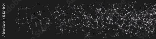 Procedural Network Mesh Art background illustration