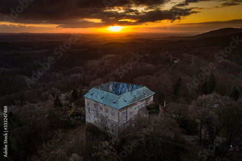 Bild auf Leinwand Houska Castle is an early Gothic castle