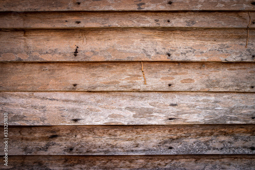 Old Wooden background and texture. Walls outside the house.