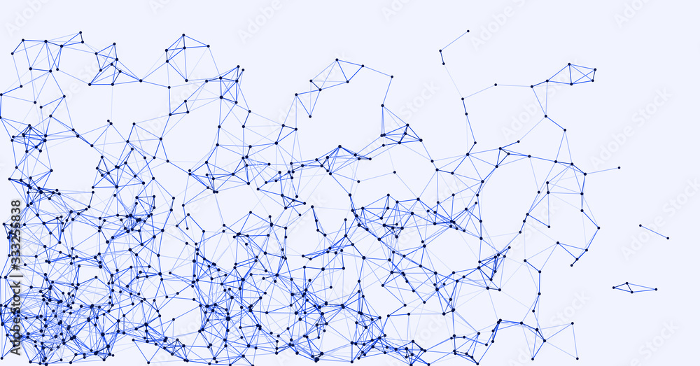 Procedural Network Mesh Art background illustration Procedural Network Mesh Art background illustration