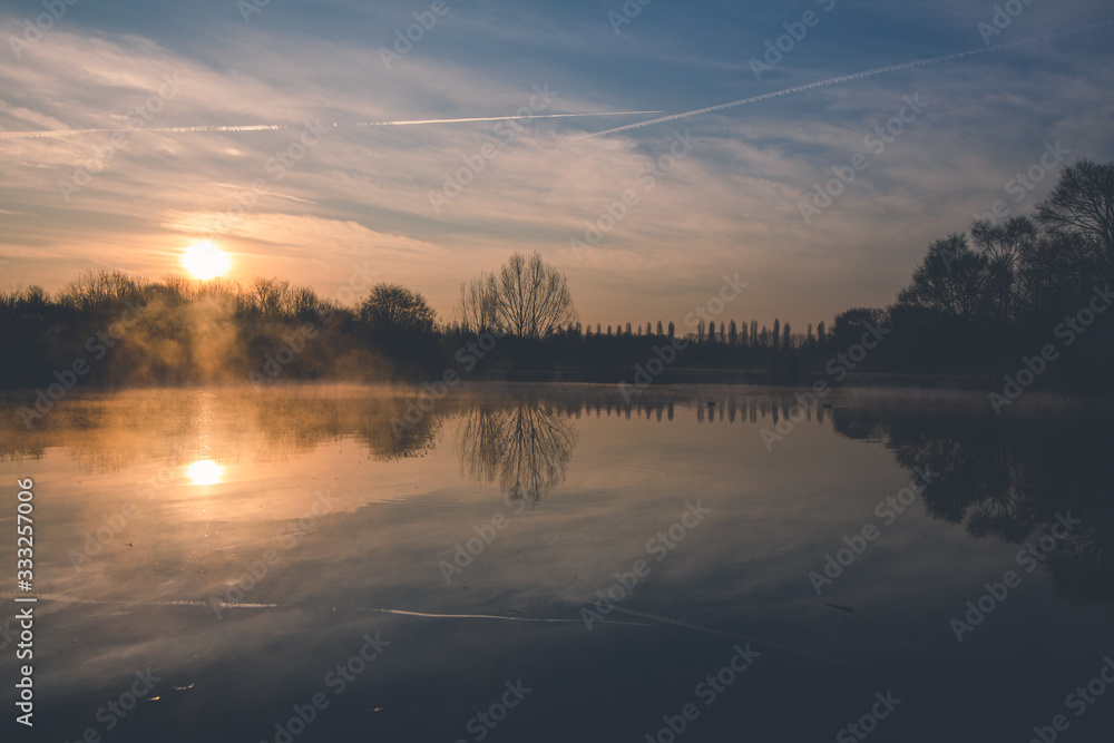 tramonto al lago Parco Nord Milano tramonto al lago Parco Nord Milano
