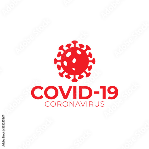 Covid-19 Coronavirus Vector Logo Graphic