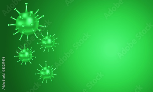 virus background with copy space