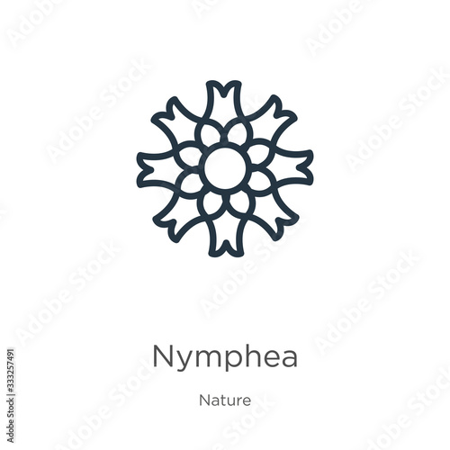 Vászonkép Nymphea icon