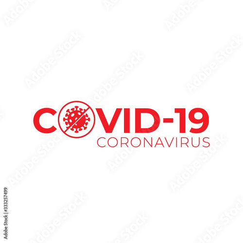 Covid-19 Coronavirus Vector Logo Graphic
