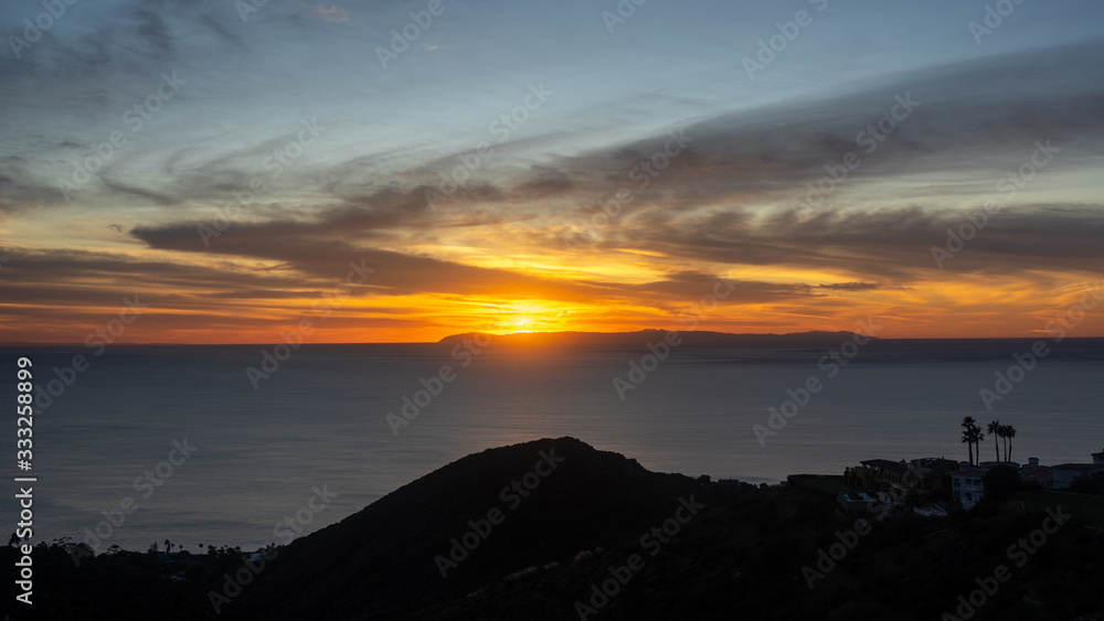 Obraz premium Catalina Island at Sunset