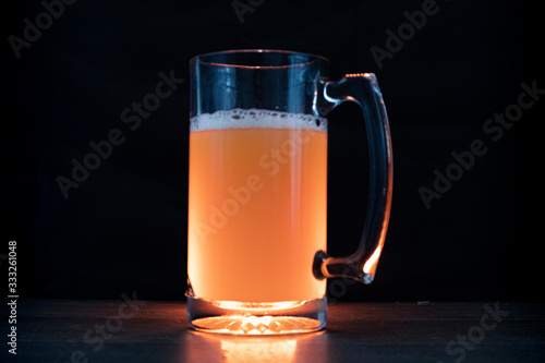 Glowing hero beer mug