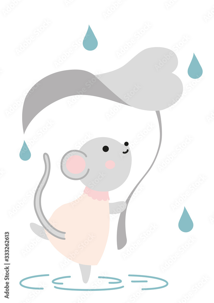 Cute illustration for baby room interior design Cute illustration for baby room interior design