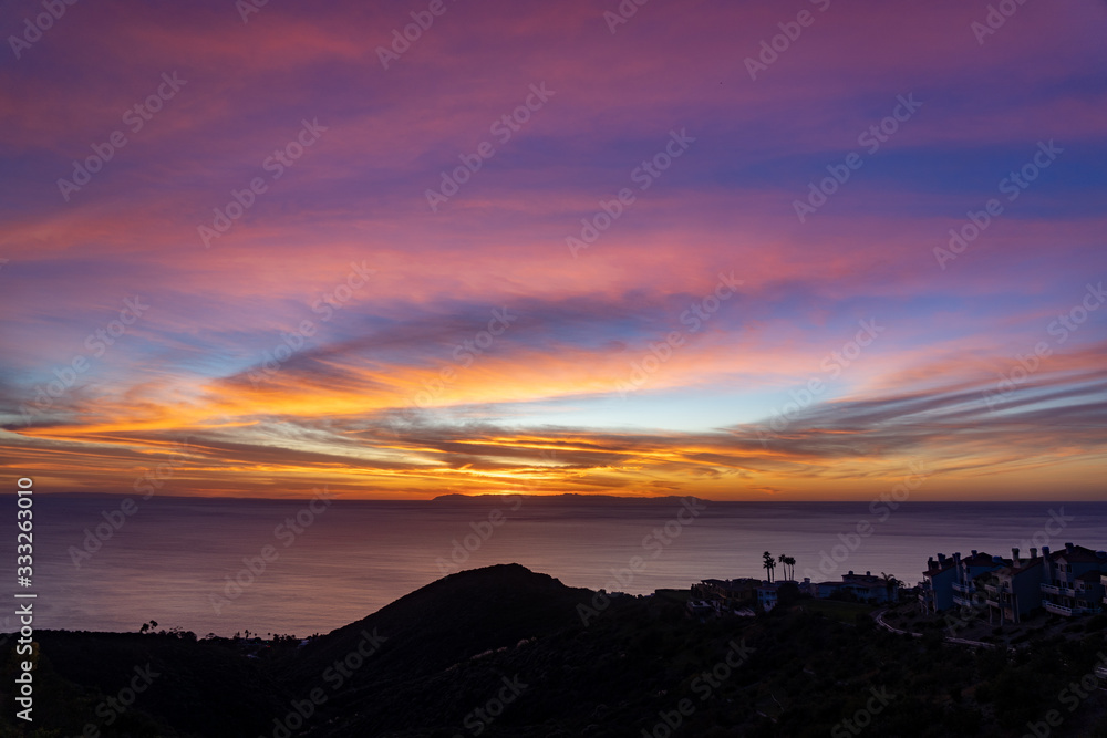 Fototapeta premium Catalina Island at Sunset