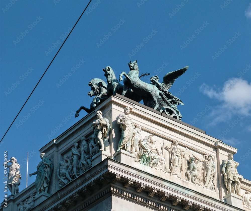 An example of Austrian architecture, Vienna, Austria1 An example of Austrian architecture, Vienna, Austria1