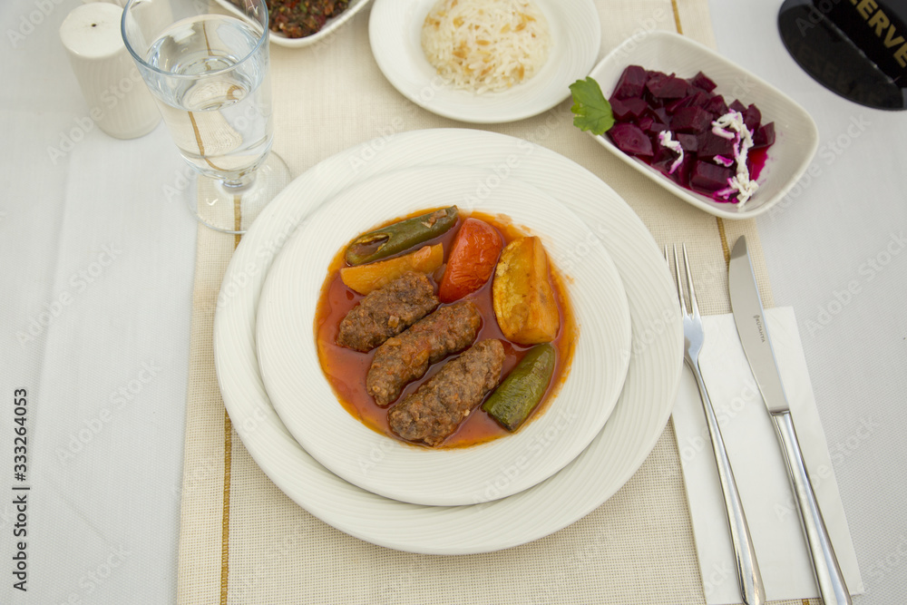 Turkish meat food from turkish cuisine Turkish meat food from turkish cuisine