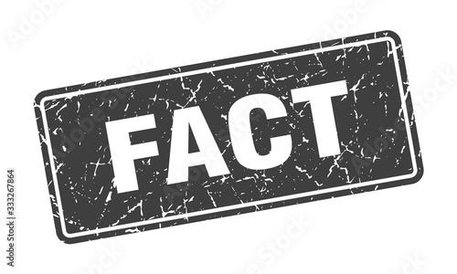fact stamp. fact vintage gray label. Sign