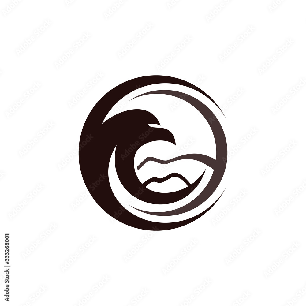 Eagle Graphic Vector Logo Design Eagle Graphic Vector Logo Design