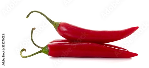 Red pepper isolated on whit...