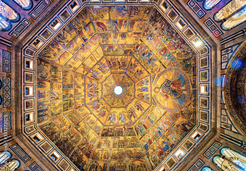 Interior of Baptistery of Santa Maria del Fiore Florence
