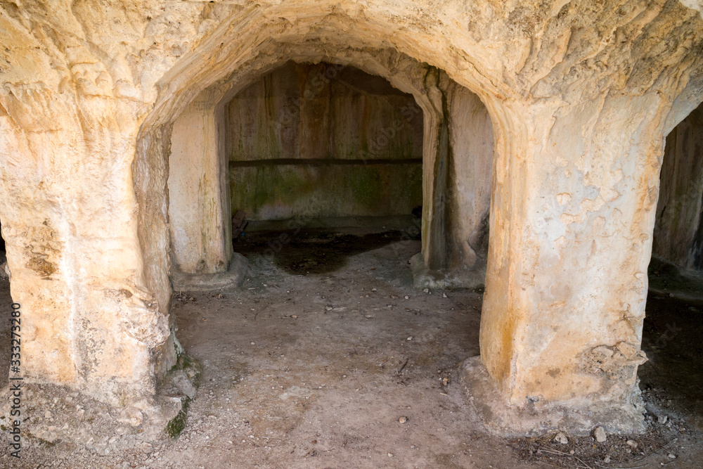 cave in Ulysses Riviera in Regional Suburban Park of Gianola and Mount Scauri, Lazio, Italy cave in Ulysses Riviera in Regional Suburban Park of Gianola and Mount Scauri, Lazio, Italy