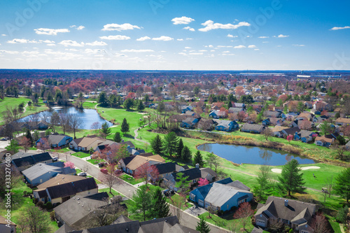 Aerial of Golf Course in Monroe New Jersey