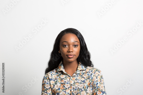 Studio portrait of a prideful young woman 