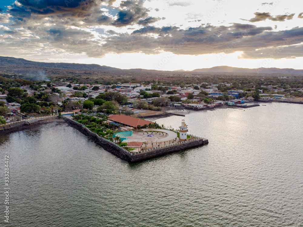 Fotografia do Stock: Aerial view of the family park in La Union, El