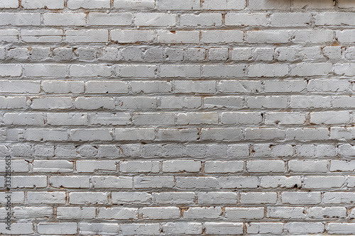 White Painted Brick for Background