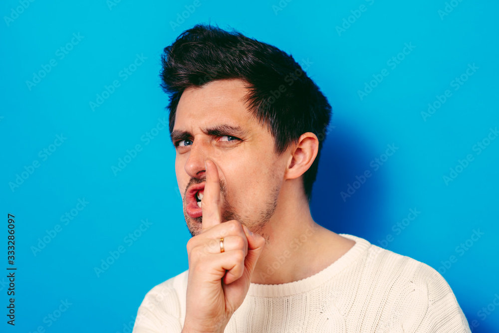 man put finger on her lips man put finger on her lips
