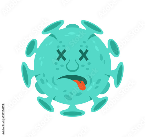 Coronavirus infectious bacteria character