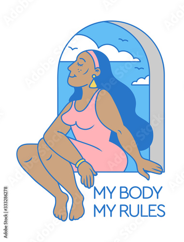My body my rules message