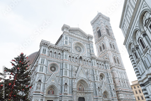 Christmas at Santa Maria del Fiore Church, Dome in Florence Italy