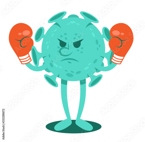 Coronavirus infectious bacteria character